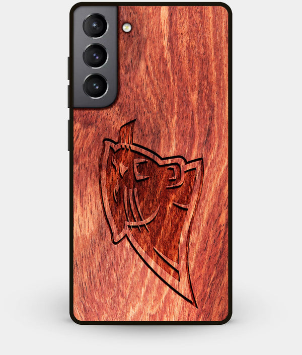 Best Wood Carolina Panthers Galaxy S21 Plus Case - Custom Engraved Cover - Engraved In Nature