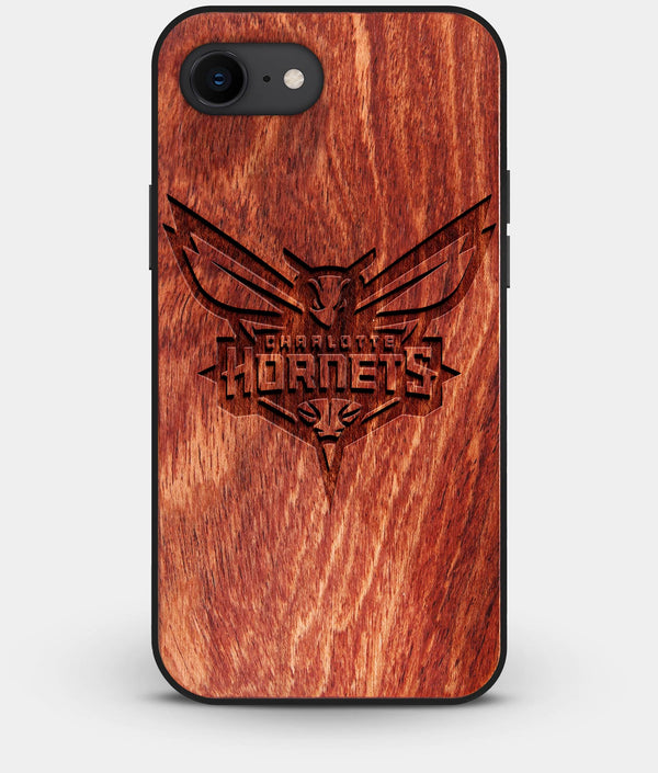 Best Custom Engraved Wood Charlotte Hornets iPhone 7 Case - Engraved In Nature