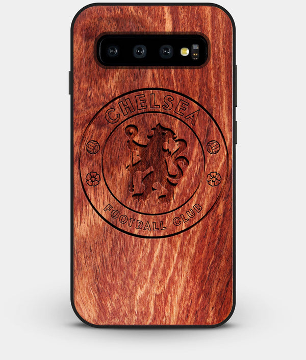 Best Custom Engraved Wood Chelsea F.C. Galaxy S10 Plus Case - Engraved In Nature