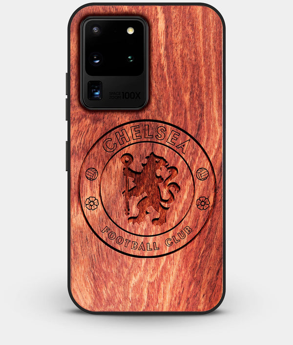 Best Custom Engraved Wood Chelsea F.C. Galaxy S20 Ultra Case - Engraved In Nature