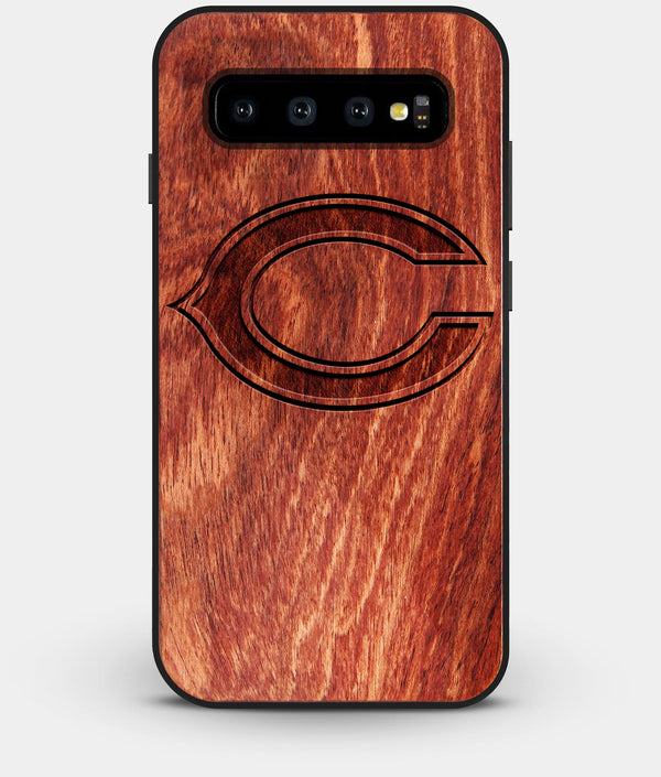 Best Custom Engraved Wood Chicago Bears Galaxy S10 Plus Case - Engraved In Nature