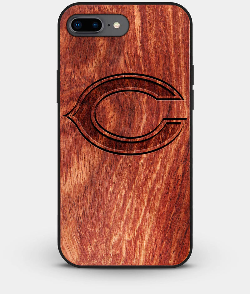 Best Custom Engraved Wood Chicago Bears iPhone 8 Plus Case - Engraved In Nature