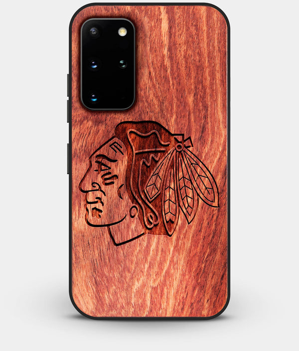 Best Custom Engraved Wood Chicago Blackhawks Galaxy S20 Plus Case - Engraved In Nature