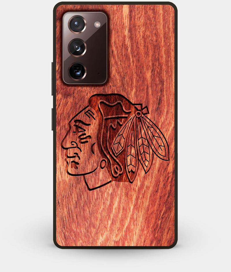 Best Custom Engraved Wood Chicago Blackhawks Note 20 Case - Engraved In Nature