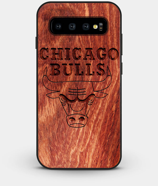Best Custom Engraved Wood Chicago Bulls Galaxy S10 Case - Engraved In Nature
