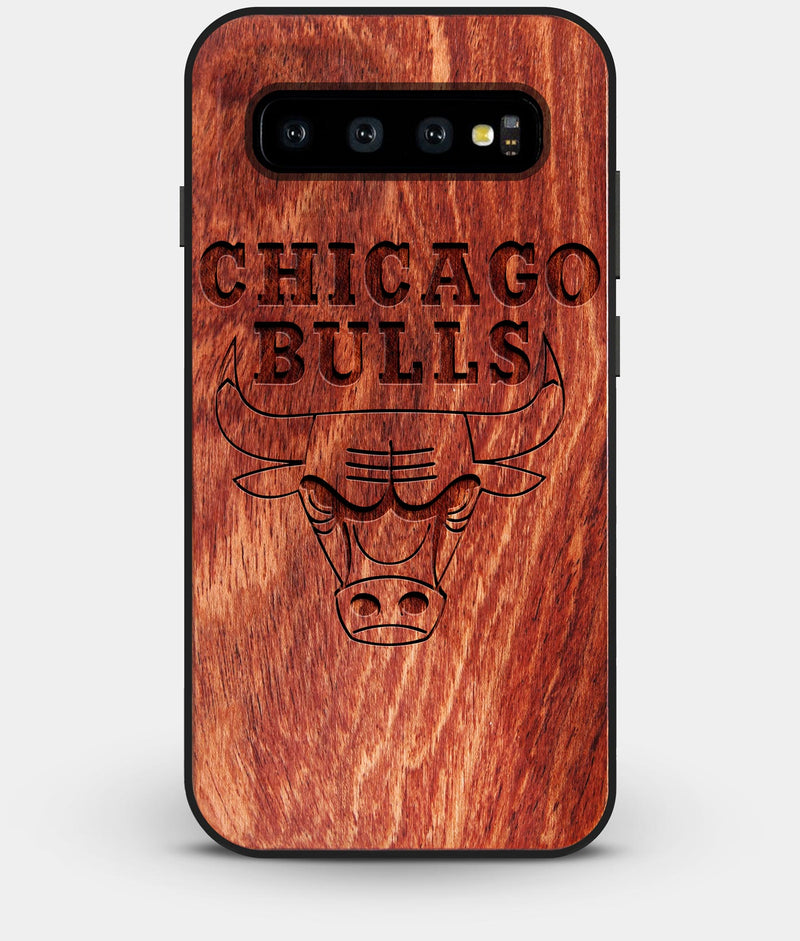 Best Custom Engraved Wood Chicago Bulls Galaxy S10 Plus Case - Engraved In Nature