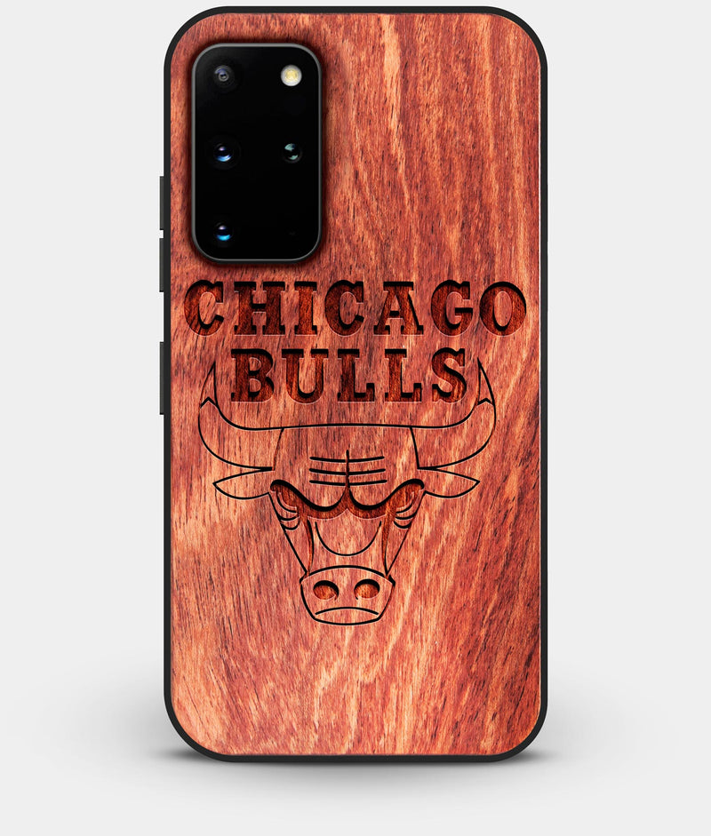 Best Custom Engraved Wood Chicago Bulls Galaxy S20 Plus Case - Engraved In Nature