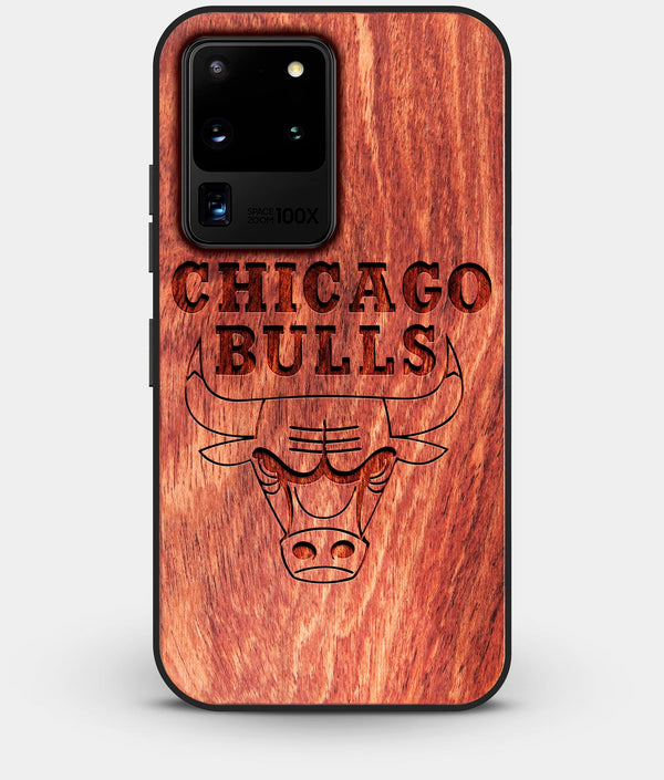 Best Custom Engraved Wood Chicago Bulls Galaxy S20 Ultra Case - Engraved In Nature