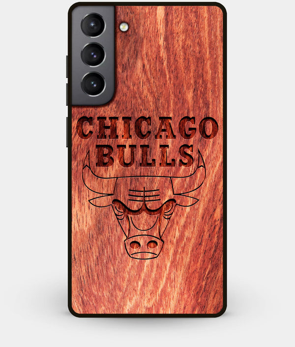 Best Wood Chicago Bulls Galaxy S21 Plus Case - Custom Engraved Cover - Engraved In Nature