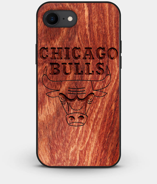 Best Custom Engraved Wood Chicago Bulls iPhone 7 Case - Engraved In Nature
