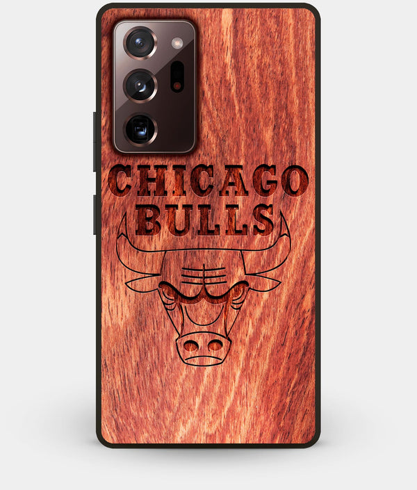 Best Custom Engraved Wood Chicago Bulls Note 20 Ultra Case - Engraved In Nature