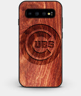 Best Custom Engraved Wood Chicago Cubs Galaxy S10 Case - Engraved In Nature