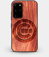 Best Custom Engraved Wood Chicago Cubs Galaxy S20 Plus Case - Engraved In Nature