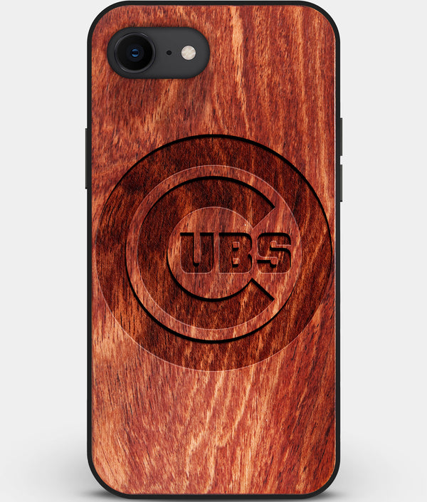 Best Custom Engraved Wood Chicago Cubs iPhone SE Case - Engraved In Nature