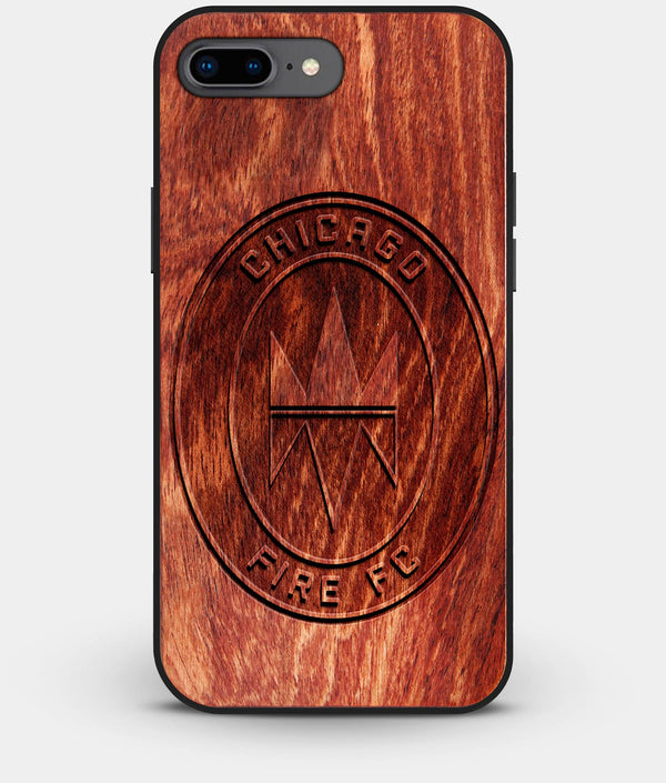 Best Custom Engraved Wood Chicago Fire SC iPhone 7 Plus Case - Engraved In Nature