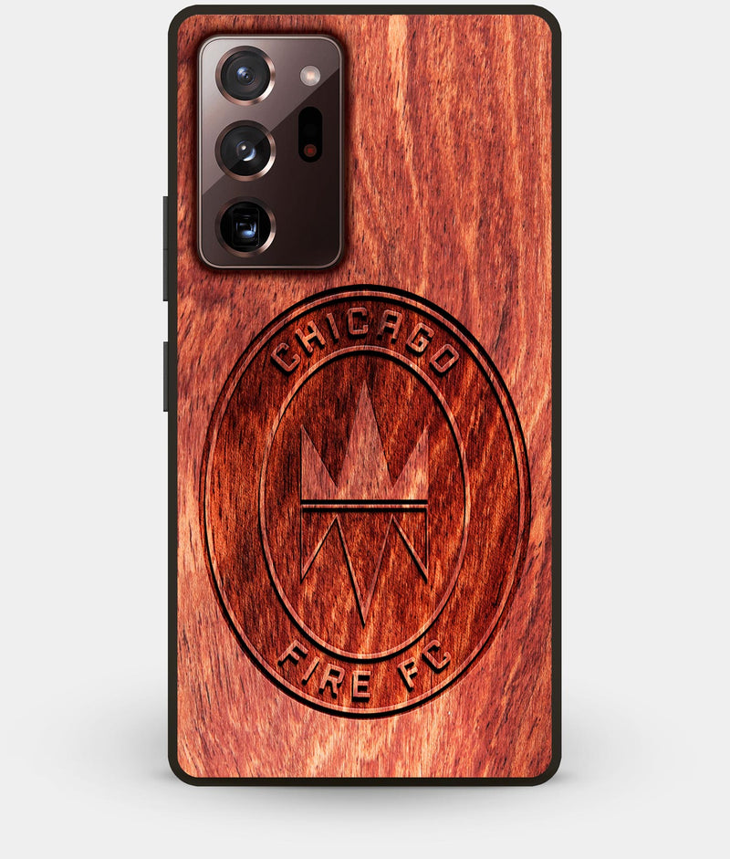 Best Custom Engraved Wood Chicago Fire SC Note 20 Ultra Case - Engraved In Nature