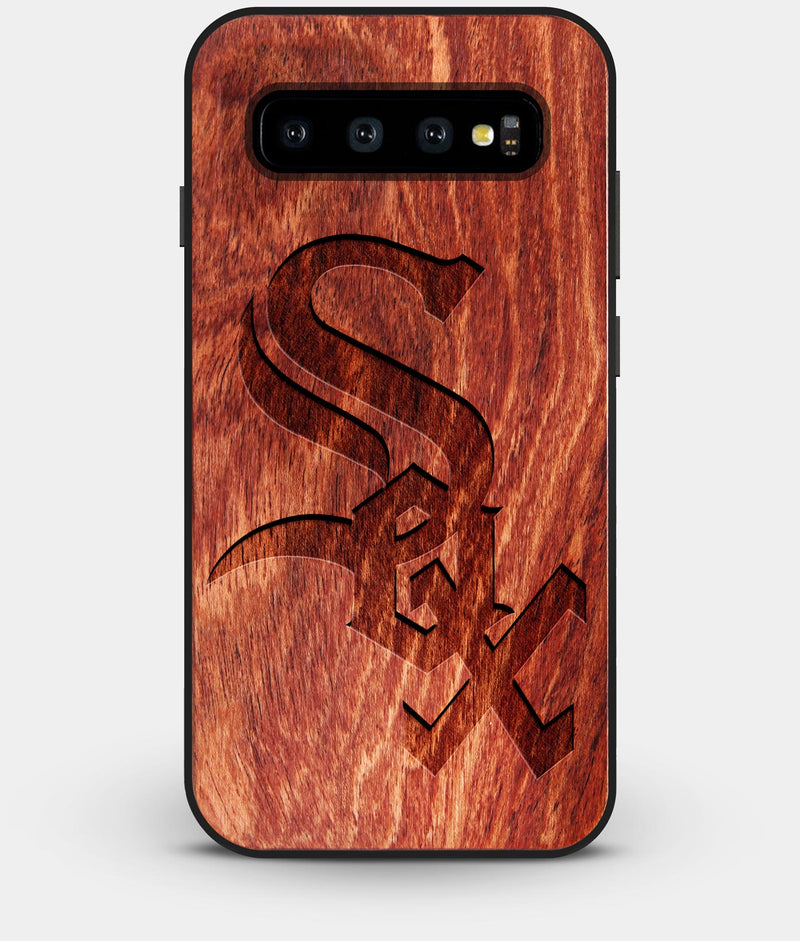 Best Custom Engraved Wood Chicago White Sox Galaxy S10 Plus Case - Engraved In Nature
