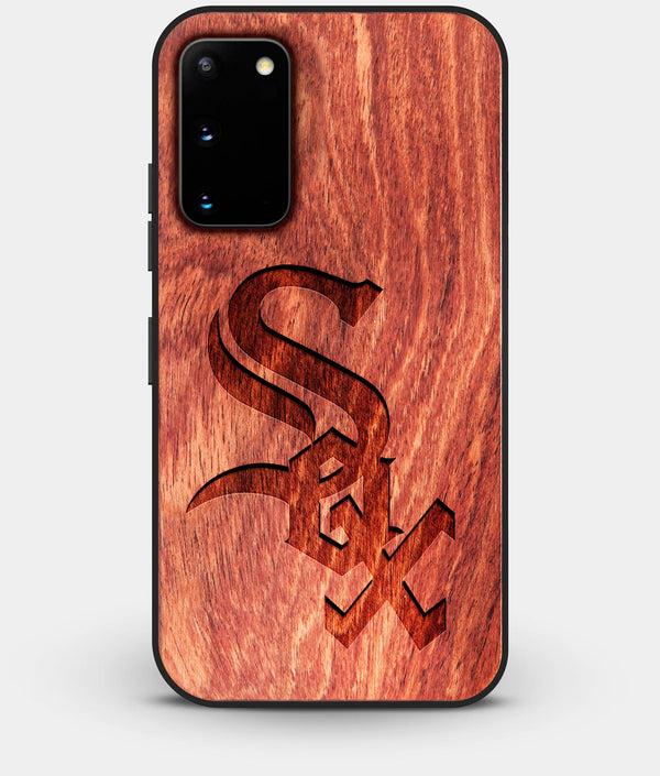 Best Wood Chicago White Sox Galaxy S20 FE Case - Custom Engraved Cover - Engraved In Nature