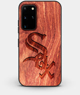 Best Custom Engraved Wood Chicago White Sox Galaxy S20 Plus Case - Engraved In Nature