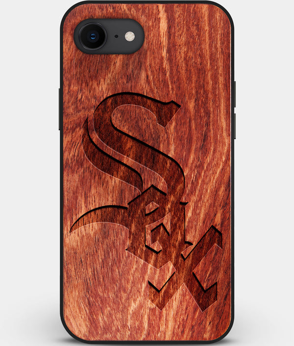 Best Custom Engraved Wood Chicago White Sox iPhone SE Case - Engraved In Nature