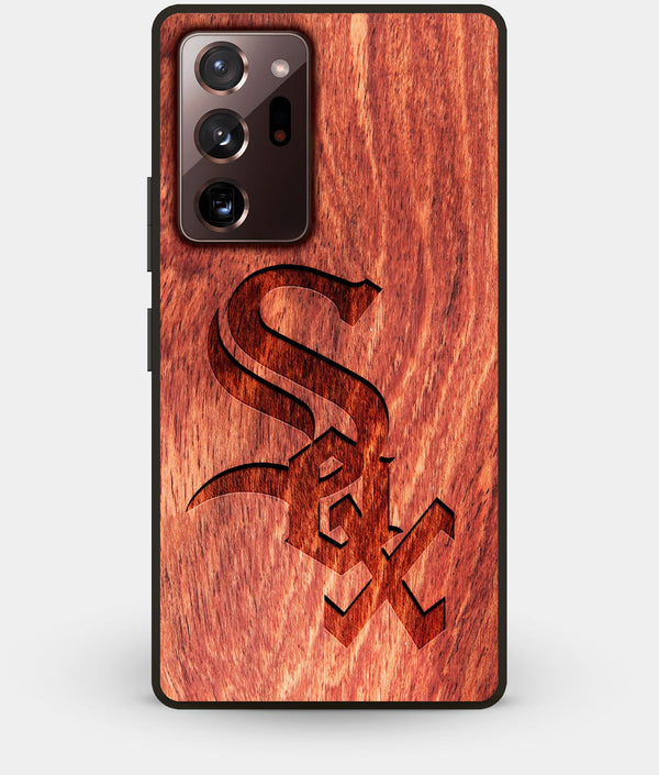 Best Custom Engraved Wood Chicago White Sox Note 20 Ultra Case - Engraved In Nature