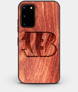 Best Custom Engraved Wood Cincinnati Bengals Galaxy S20 Case - Engraved In Nature