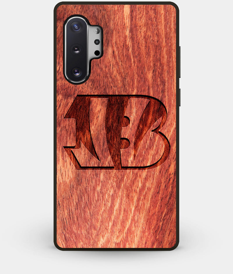 Best Custom Engraved Wood Cincinnati Bengals Note 10 Plus Case - Engraved In Nature