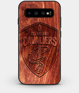 Best Custom Engraved Wood Cleveland Cavaliers Galaxy S10 Plus Case - Engraved In Nature