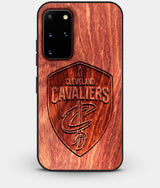 Best Custom Engraved Wood Cleveland Cavaliers Galaxy S20 Plus Case - Engraved In Nature