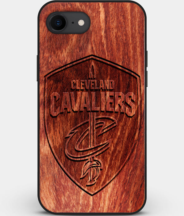 Best Custom Engraved Wood Cleveland Cavaliers iPhone SE Case - Engraved In Nature