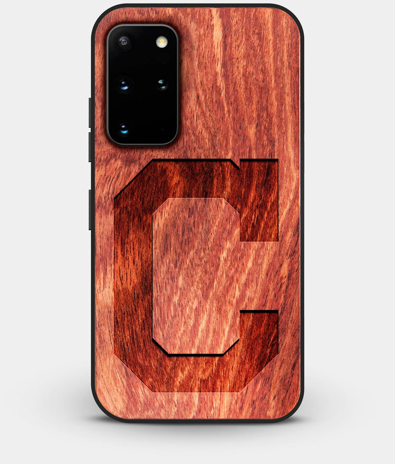 Best Custom Engraved Wood Cleveland Indians Galaxy S20 Plus Case - Engraved In Nature