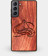 Best Wood Colorado Avalanche Galaxy S21 Case - Custom Engraved Cover - Engraved In Nature