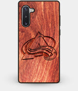 Best Custom Engraved Wood Colorado Avalanche Note 10 Case - Engraved In Nature