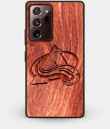 Best Custom Engraved Wood Colorado Avalanche Note 20 Ultra Case - Engraved In Nature