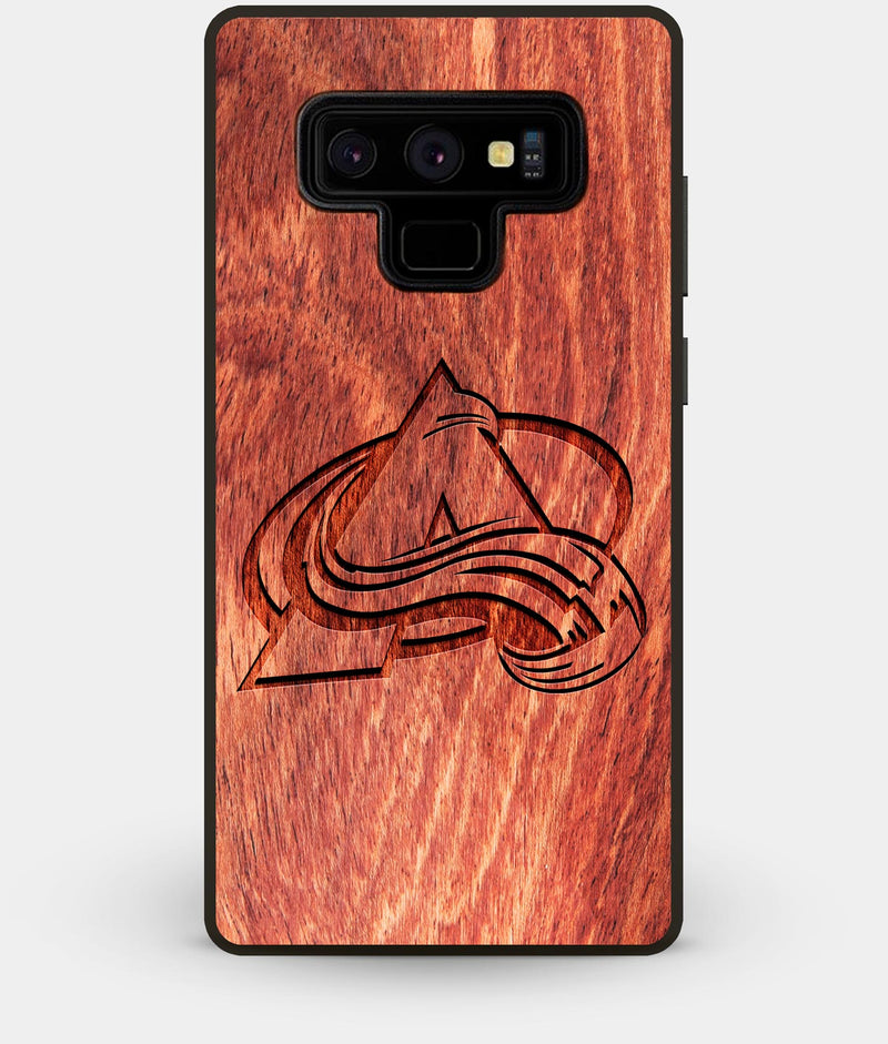 Best Custom Engraved Wood Colorado Avalanche Note 9 Case - Engraved In Nature