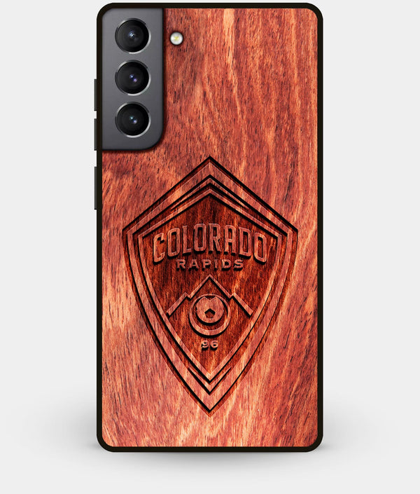 Best Wood Colorado Rapids Galaxy S21 Case - Custom Engraved Cover - Engraved In Nature