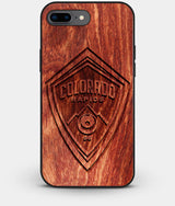 Best Custom Engraved Wood Colorado Rapids iPhone 8 Plus Case - Engraved In Nature