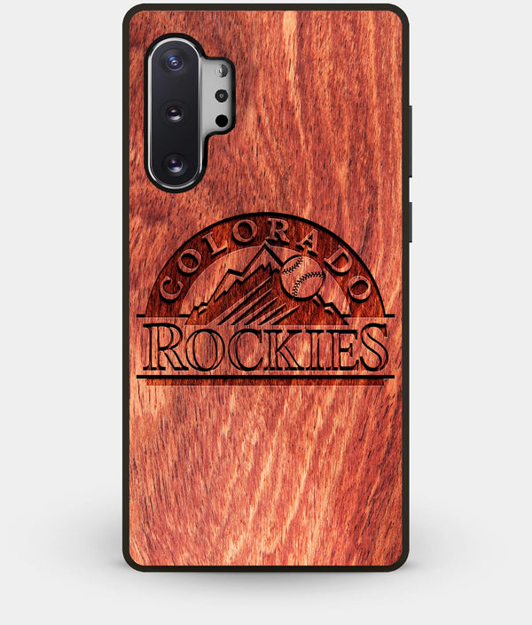 Best Custom Engraved Wood Colorado Rockies Note 10 Plus Case - Engraved In Nature