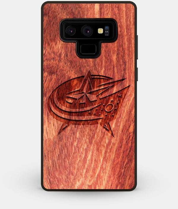 Best Custom Engraved Wood Columbus Blue Jackets Note 9 Case - Engraved In Nature