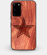 Best Wood Dallas Cowboys Galaxy S20 FE Case - Custom Engraved Cover - Engraved In Nature