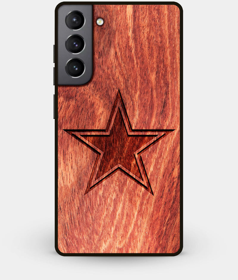 Best Wood Dallas Cowboys Galaxy S21 Case - Custom Engraved Cover - Engraved In Nature