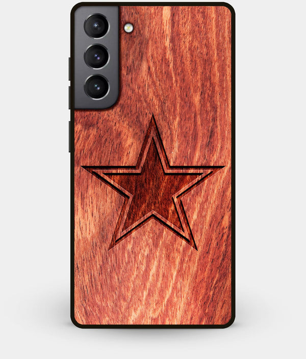 Best Wood Dallas Cowboys Galaxy S21 Plus Case - Custom Engraved Cover - Engraved In Nature