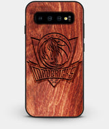 Best Custom Engraved Wood Dallas Mavericks Galaxy S10 Plus Case - Engraved In Nature