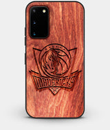 Best Wood Dallas Mavericks Galaxy S20 FE Case - Custom Engraved Cover - Engraved In Nature