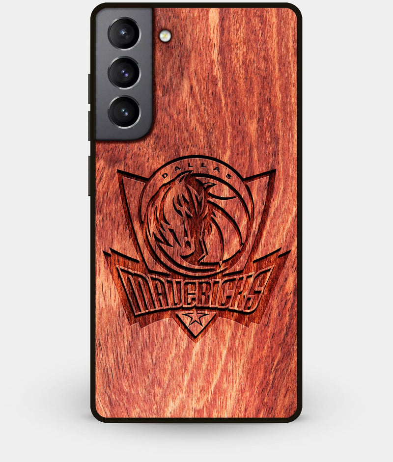 Best Wood Dallas Mavericks Galaxy S21 Case - Custom Engraved Cover - Engraved In Nature