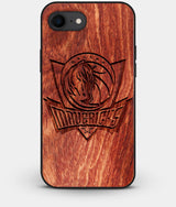 Best Custom Engraved Wood Dallas Mavericks iPhone 8 Case - Engraved In Nature