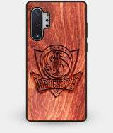 Best Custom Engraved Wood Dallas Mavericks Note 10 Plus Case - Engraved In Nature