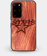 Best Custom Engraved Wood Dallas Stars Galaxy S20 Plus Case - Engraved In Nature