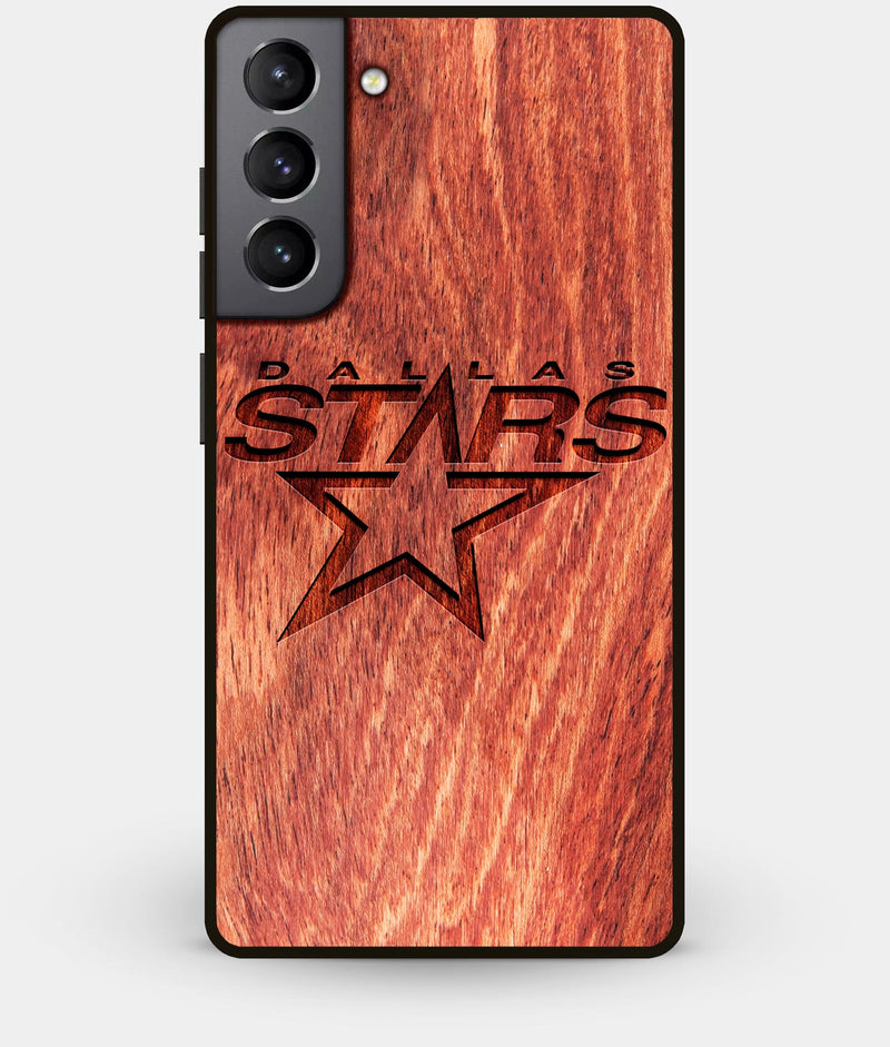 Best Wood Dallas Stars Galaxy S21 Case - Custom Engraved Cover - Engraved In Nature