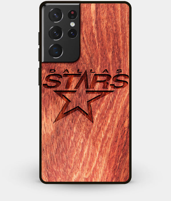 Best Wood Dallas Stars Galaxy S21 Ultra Case - Custom Engraved Cover - Engraved In Nature